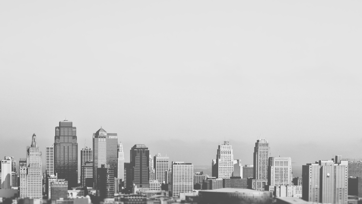 Soft, muted enterprise workspace photograph